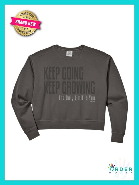 Other - RTUZ Cropped Sweatshirt Cotton Blend Relaxed Fit Yoga Gym Workout